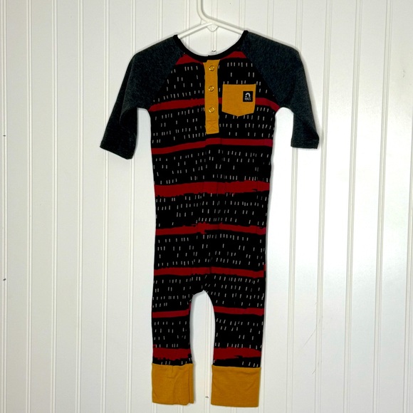 RAGS Toddler Long Sleeve Romper Jumpsuit with Chest Pocket Size 18-24 Months - Picture 1 of 6